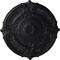 Ekena Millwork Attica Ceiling Medallion (Fits Canopies up to 3 3/4"), Hand-Painted Steel Gray, 39 1/2"OD x 2 1/2"P CM39ATSGS - alternate 1